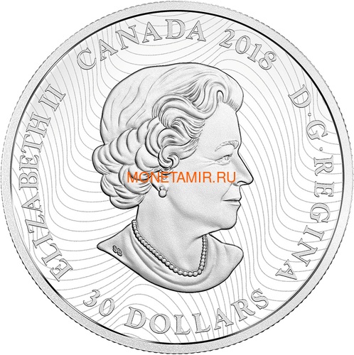  30  2018         (Canada 30$ 2018 Glow-In-The-Dark Coin Arctic Animals and Northern Lights Polar Bear)..60 (,  2)