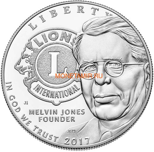    1  2017    (2017 US 1$ Lions Club International Centennial Proof)..000370153838/60 (,  1)