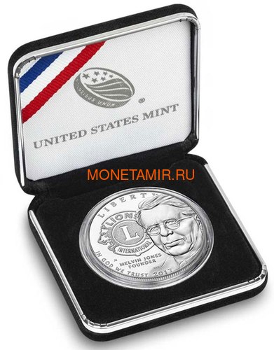    1  2017    (2017 US 1$ Lions Club International Centennial Proof)..000370153838/60 (,  2)