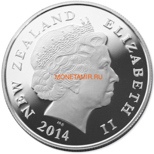   1  2014        (New Zealand 1$ 2014 Hobbit The Battle of the Five Armies Bag End Silver Coin)..000613950449/60 (,  1)