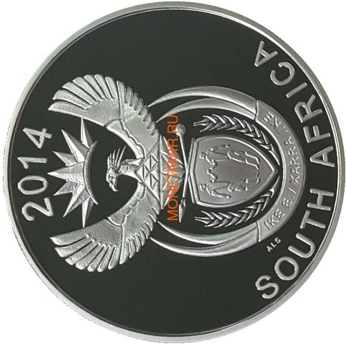   85  2014   Black Musselcracker        4  (South Africa 85c 2014 Marine Areas 4 coin Prestige Set)..002073850461/60 (,  5)