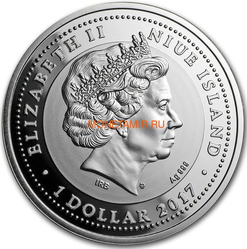  1  2017 SOS  (Niue 1$ 2017 SOS To The World They Are Gone Quaqqa)..60 (,  1)