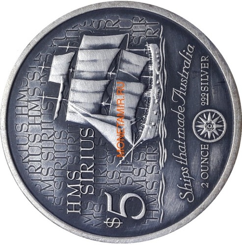   55  1999       5  (Cook Islands 5 Coins Set 1999 Ships that made Australia 2oz)..001784155371/60 (,  3)
