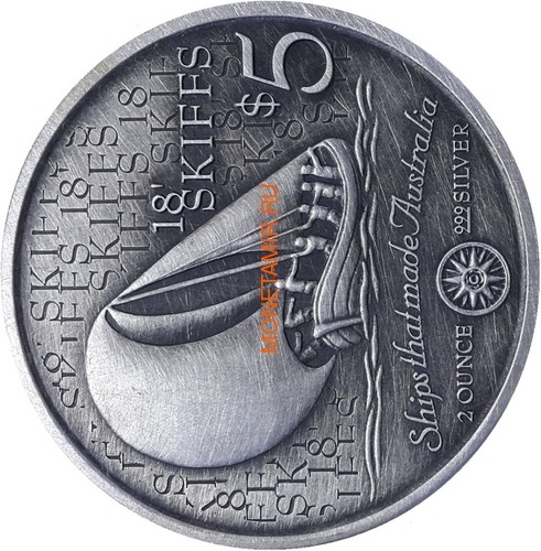   55  1999       5  (Cook Islands 5 Coins Set 1999 Ships that made Australia 2oz)..001784155371/60 (,  4)