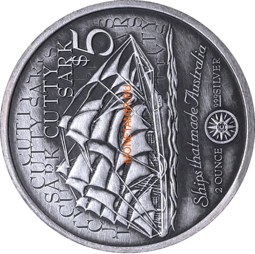   55  1999       5  (Cook Islands 5 Coins Set 1999 Ships that made Australia 2oz)..001784155371/60 (,  5)