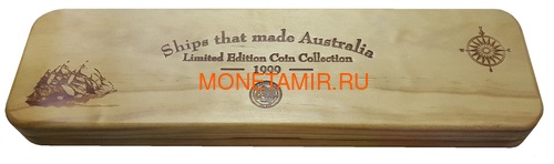   55  1999       5  (Cook Islands 5 Coins Set 1999 Ships that made Australia 2oz)..001784155371/60 (,  7)