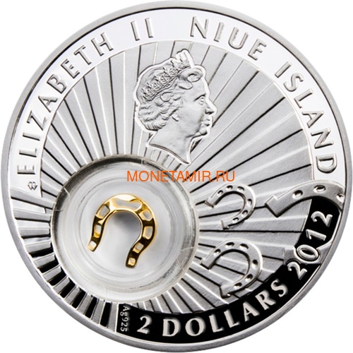  2  2012     (Niue 2$ 2012 Lucky Coin Horseshoe)..000330349053/60 (,  1)