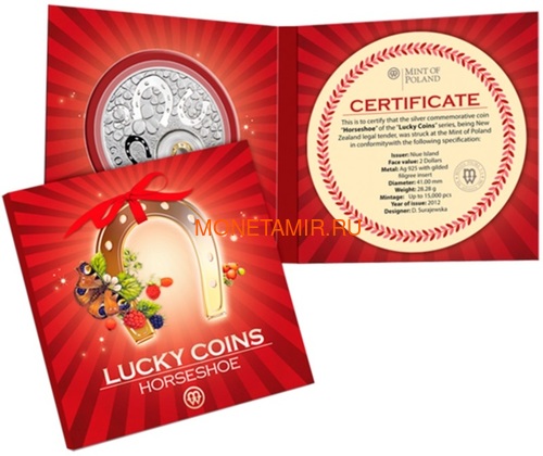  2  2012     (Niue 2$ 2012 Lucky Coin Horseshoe)..000330349053/60 (,  2)