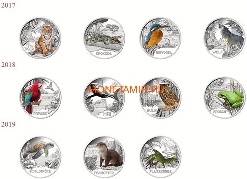  3  2018  (Colourful Creatures The Parrot Austria 3 euro 2018)..60 (,  3)