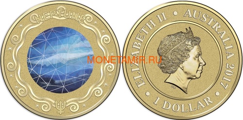  13,88  2017      10  (Australia 13,88$ 2017 Sollar System Space 10-coin Set)..000862855467/60 (,  9)