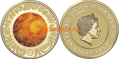  13,88  2017      10  (Australia 13,88$ 2017 Sollar System Space 10-coin Set)..000862855467/60 (,  11)