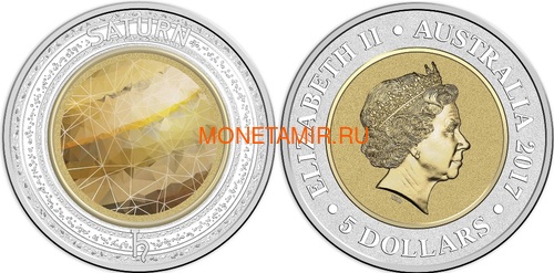  13,88  2017      10  (Australia 13,88$ 2017 Sollar System Space 10-coin Set)..000862855467/60 (,  12)