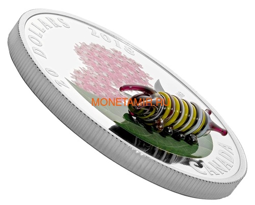  20  2018    (Canada 20C$ 2018 Murano Glass Caterpillar)..60 (,  1)