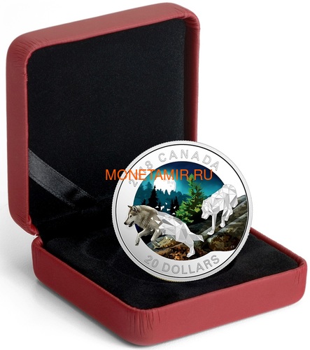  20  2018    (Canada 20C$ 2018 Geometric Fauna Grey Wolves)..60 (,  2)