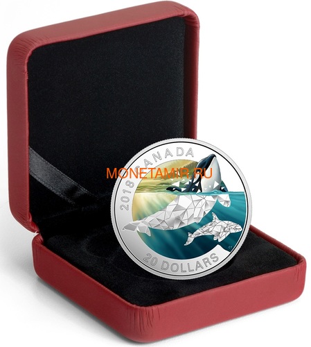  20  2018     (Canada 20C$ 2018 Geometric Fauna Orcas)..60 (,  2)