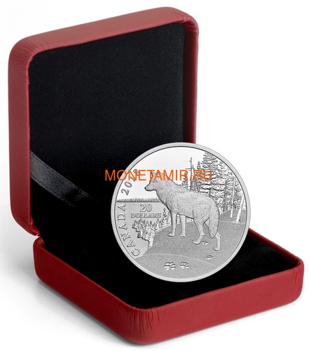  20  2018  (Canada 20$ 2018 Paw Prints on the Edge Wolf)..60 (,  3)