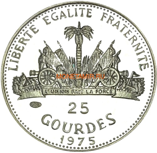  25  1975    (Haiti 25G 1975 Annee de la femme)..000171441142/60 (,  1)