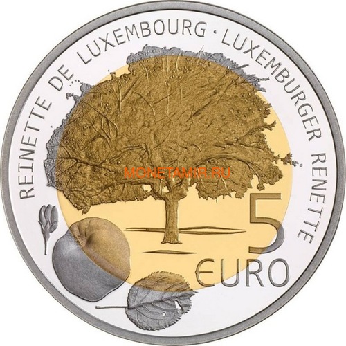  5  2014       (Luxemburg 5 Euro 2014 Aple Tree BM)..000414450627/60 (,  1)