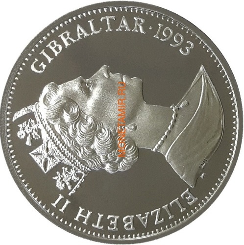  1  1993      100     (Gibraltar 1Cr 1993 Mr.Jeremy Fisher 100 Years of Peter Rabbit 1oz Silver Proof)..000253756243/64 (,  1)