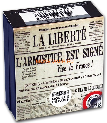  10  2018     (France 10E 2018 Great War Peace)..000273056339/68 (,  4)