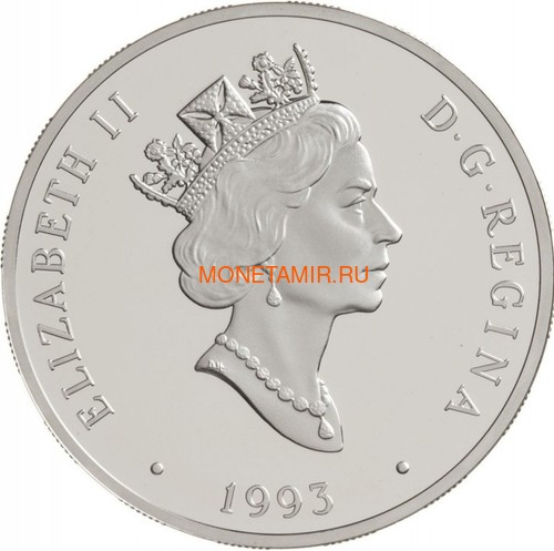  20  1993  71c  .  (Canada 20$ 1993 Aviation Series Fairchild 71c James A.Richardson 1oz Silver Coin)..68 (,  1)