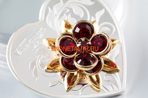   5  2019     (Cook Isl. 5$ 2019 Valentines Day SWAROVSKI)..69 (,  3)