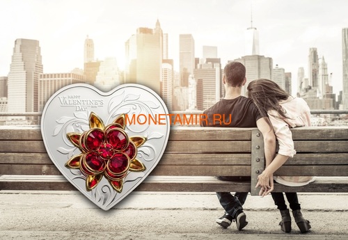   5  2019     (Cook Isl. 5$ 2019 Valentines Day SWAROVSKI)..69 (,  5)