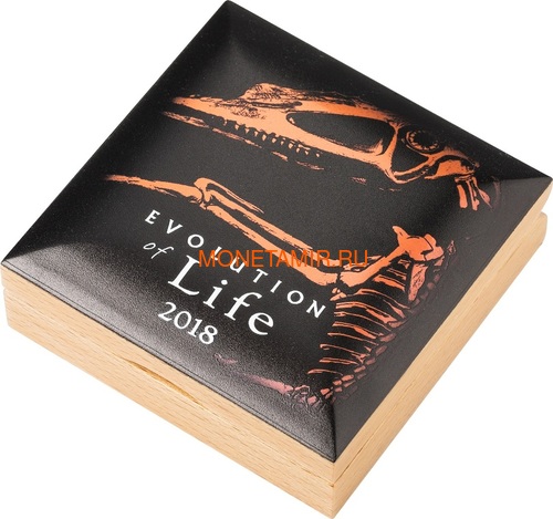  500  2018   (Mongolia 500T 2018 Pterosaur Evolution 1oz Silver)..69 (,  6)