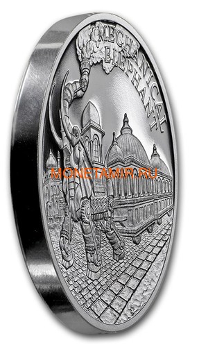  1  2018      (Niue 1$ 2018 Jules Verne Mechanical Elephan Albatross Ship Nautilus Submarine Octopus Space)..60 (,  2)