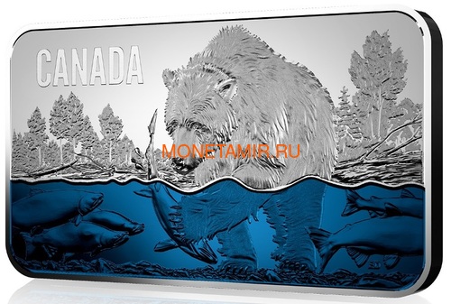  25  2018    (Canada 25$ 2018 Salmon Run Ultra High Relief Silver Coin)..69 (,  1)