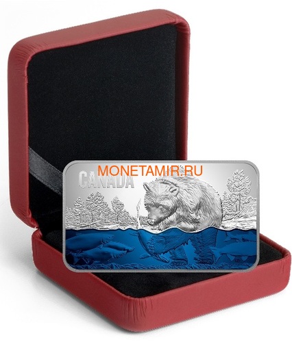  25  2018    (Canada 25$ 2018 Salmon Run Ultra High Relief Silver Coin)..69 (,  3)