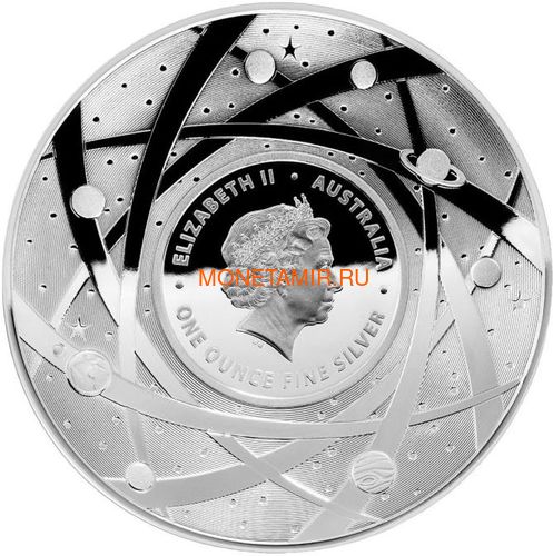  5  2019       (Australia 2019 $5 The Earth and Beyond The Sun Silv Proof Domed Coin)..67 (,  1)
