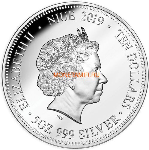  10  2019     (Niue 10$ 2019 Australian Dreamtime 5oz Silver Proof Coin World Money Fair)..67 (,  2)