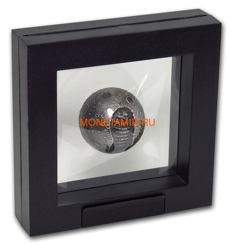  5  2019    50    (Barbados 5$ 2019 Moon Landing 50th Anniversary 1 Oz Silver Coin Spherical)..E92 (,  5)
