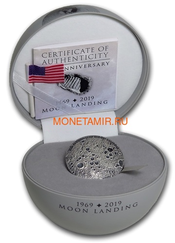  20  2019    50    (Congo 20 Francs 2019 Moon Landing 50th Anniversary 1 oz Silver Domed Coin)..67 (,  3)