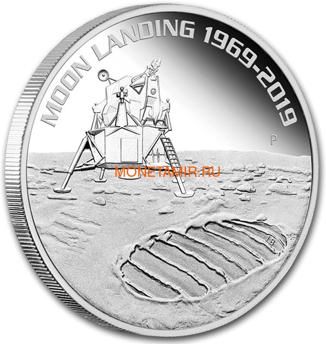  1  2019    50    (Australia 1$ 2019 Moon Landing 50th Anniversary 1 oz Silver Coin)..67 (,  1)