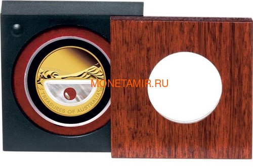  100  2011     (Australia 100$ 2011 Treasures of Australia Pearls 1oz Gold Proof Coin)..K3,5G (,  3)