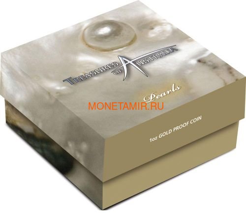  100  2011     (Australia 100$ 2011 Treasures of Australia Pearls 1oz Gold Proof Coin)..K3,5G (,  4)