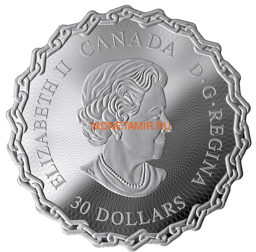  30  2019     60     (Canada 30$ 2019 The 60th Anniversary of the St. Lawrence Seaway Ship 2Oz Silver Coin)..67 (,  1)