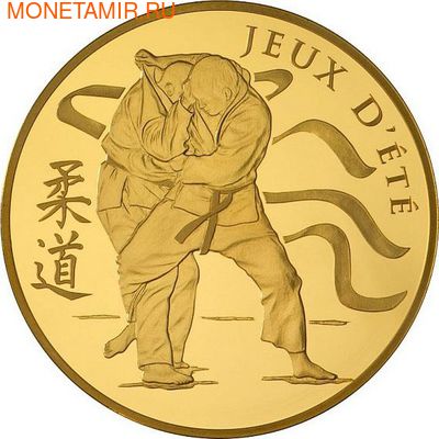  50  2012    (France 50E 2012 Judo Olympic Games Gold Coin)..90 ()