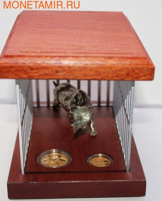   10+20  2010   (South Africa 10R+20R 2010 Natura Black Rhino Gold Proof 2 Coin Set)..K1,5/60 ()