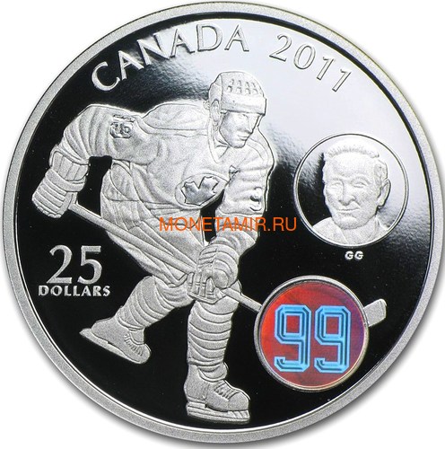  25  2011      (Canada 25$ 2011 Wayne and Walter Gretzky 1oz Silver Coin)..000560649500/60 ()