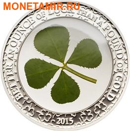  5  2015     (Palau 5$ 2015 Ounce of Luck 4-leaf clover)..000256848898/60 ()