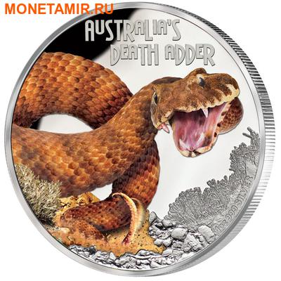  1  2016     (Tuvalu 1$ 2016 Deadly and Dangerous Death Adder 1oz Silver Coin)..000421252456/92 ()
