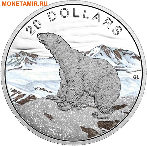  20  2017      (Canada 20$ 2017 Glistening North The Polar Bear)..000529352988/60 ()