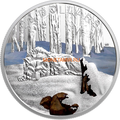  20  2017      (Canada 20$ 2017 Glistening North The Arctic Wolf)..000516254474/60 ()