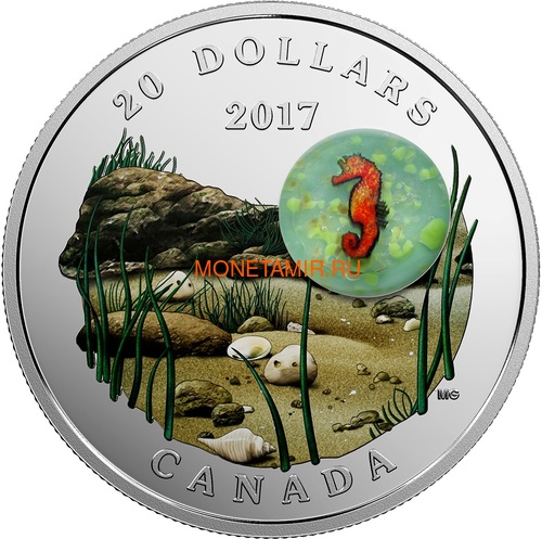  20  2017      3D  (Canada 20C$ 2017 Under the Sea Sea Horse)..60 ()