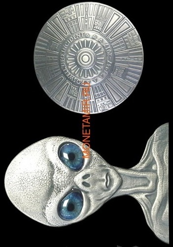   2x1000  2017   -   (Burkina Faso 2x1000FCFA 2017 Roswell UFO Incident 2 coin Set)..000784954896/60 ()