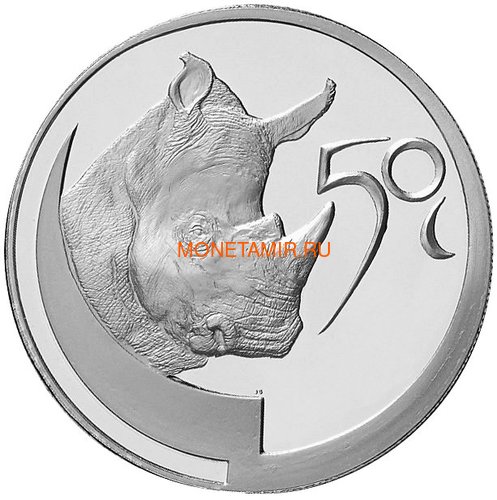   50  2003     (South Africa 50c 2003 Wildlife series the Rhino Survivor of Africa)..60 ()