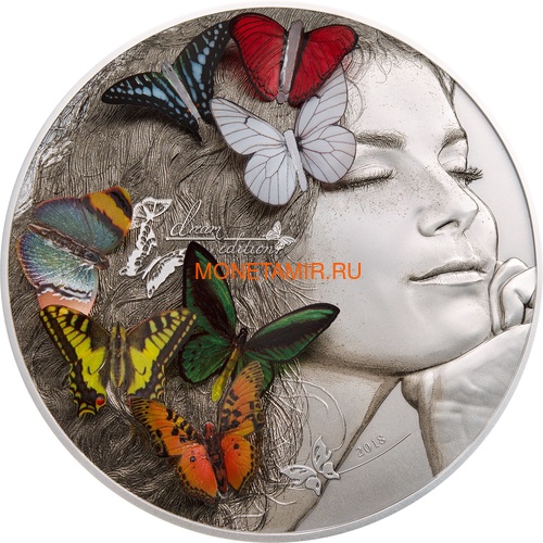  20  2018   3D (Palau 20$ 2018 Exotic Butterflies Dream Edition 3D)..60 ()